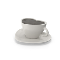 Heart Mug With Coffee PNG & PSD Images