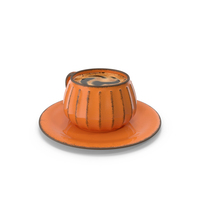 Pumpkin Mug With Coffee PNG & PSD Images