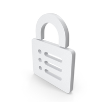 White Data Security Icon PNG & PSD Images