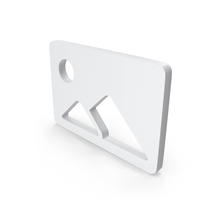 White Photo Gallery Icon PNG & PSD Images