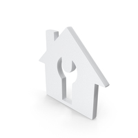 White Home Repair Symbol PNG & PSD Images
