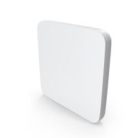 White Square With Rounded Corners Icon PNG & PSD Images