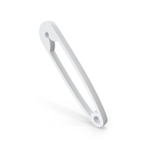 White Closed Safety Pin Icon PNG & PSD Images