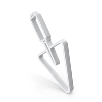 White Trowel Icon PNG & PSD Images