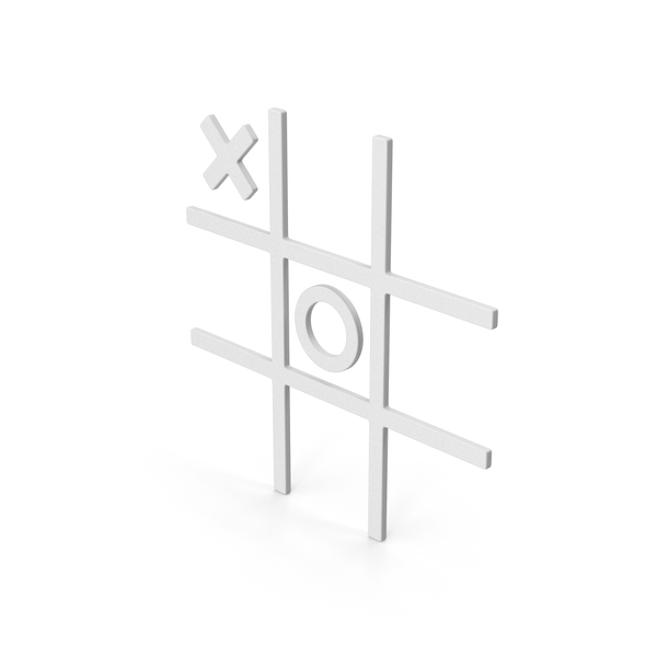 Monochrome Tic Tac Toe Game PNG & PSD Images