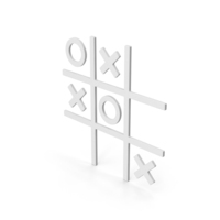 Monochrome Tic Tac Toe Game PNG & PSD Images