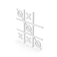 Monochrome Tic Tac Toe Game PNG & PSD Images
