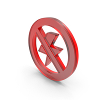 No Lightning Sign Icon Glass PNG & PSD Images