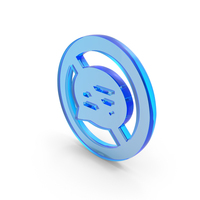 No Talking Icon Glass PNG & PSD Images