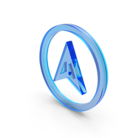 North Arrow Compass Icon Glass PNG & PSD Images