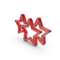 Out Line Three Stars Rating Icon Glass PNG & PSD Images