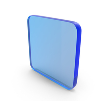 Rounded Square Icon Glass PNG & PSD Images