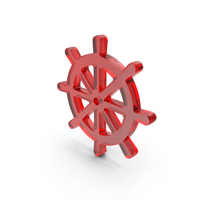 Boat Rudder Icon Glass PNG & PSD Images