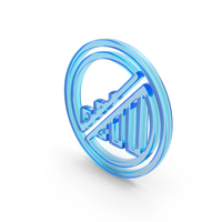 Signal Block Icon Glass PNG & PSD Images
