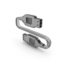 Usb Cable Icon Glass PNG & PSD Images