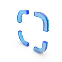 Rounded Square Corners Icon Glass PNG & PSD Images
