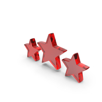 Three Stars Rating Icon Glass PNG & PSD Images