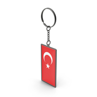 Turkey Keychain Flag PNG & PSD Images