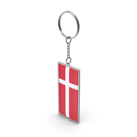 Keychain Flag Denmark PNG & PSD Images