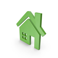 Home Icon Green PNG & PSD Images