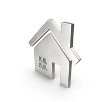 Home Icon Silver PNG & PSD Images