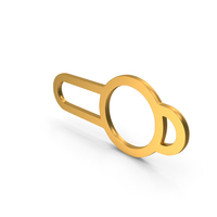 Out Line On And Off Button Icon Gold PNG & PSD Images