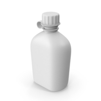 Monochrome Army Flask PNG & PSD Images
