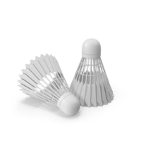 Monochrome Badminton Shuttlecocks PNG & PSD Images