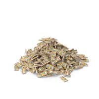 10 Dollar Medium Stack Pile PNG & PSD Images
