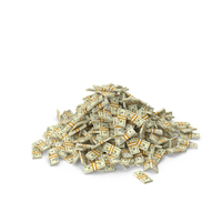 20 Dollar Medium Stack Pile PNG & PSD Images