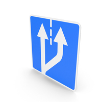 Lithuania Sign Added Lane From Right PNG & PSD Images