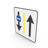 Italian Sign Bus Lane On Urban Road PNG & PSD Images