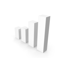 Graph Chart Icon White PNG & PSD Images