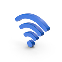 Wifi Blue Symbol PNG & PSD Images