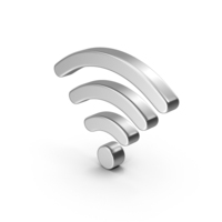 Wifi Silver Symbol PNG & PSD Images