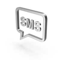 Sms Symbol Silver PNG & PSD Images