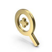 Zoom In Magnifying Glass Symbol PNG & PSD Images
