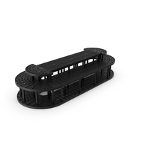 Modular Shelving Display Pill Triple Tier PNG & PSD Images