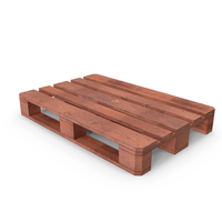 Wood Pallet Red Painted PNG & PSD Images
