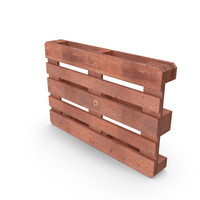 Wood Pallet Red Painted PNG & PSD Images