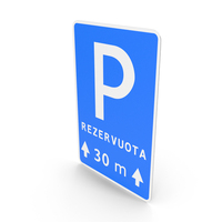 Lithuania Sign Reserved Parking Only PNG & PSD Images