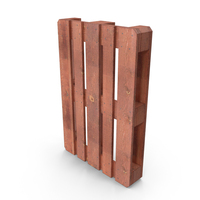 Wood Pallet Red Painted PNG & PSD Images