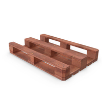 Wood Pallet Red Painted PNG & PSD Images