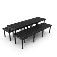 Modular Shelving Display Double Tier Rectangular PNG & PSD Images