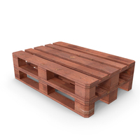 Double Wood Pallet Red Painted PNG & PSD Images