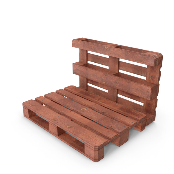 Red Painted Wooden Pallets PNG & PSD Images