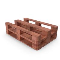 Double Wood Pallet Red Painted PNG & PSD Images