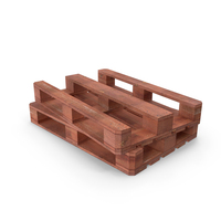 Double Wood Pallet Red Painted PNG & PSD Images