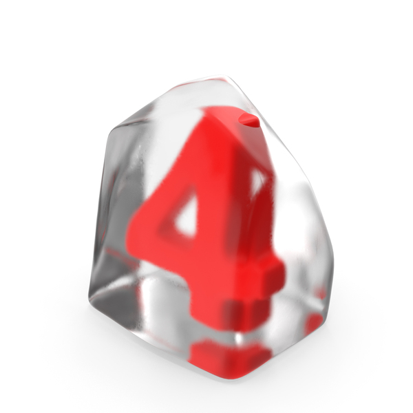 Ice Number 4 PNG & PSD Images