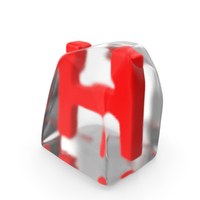Ice Letter H PNG & PSD Images
